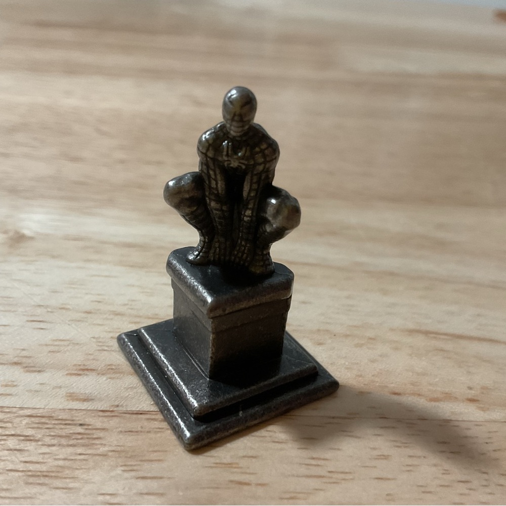 Monopoly SpiderMan on Building Token Replacement Game Part Piece Metal 2007